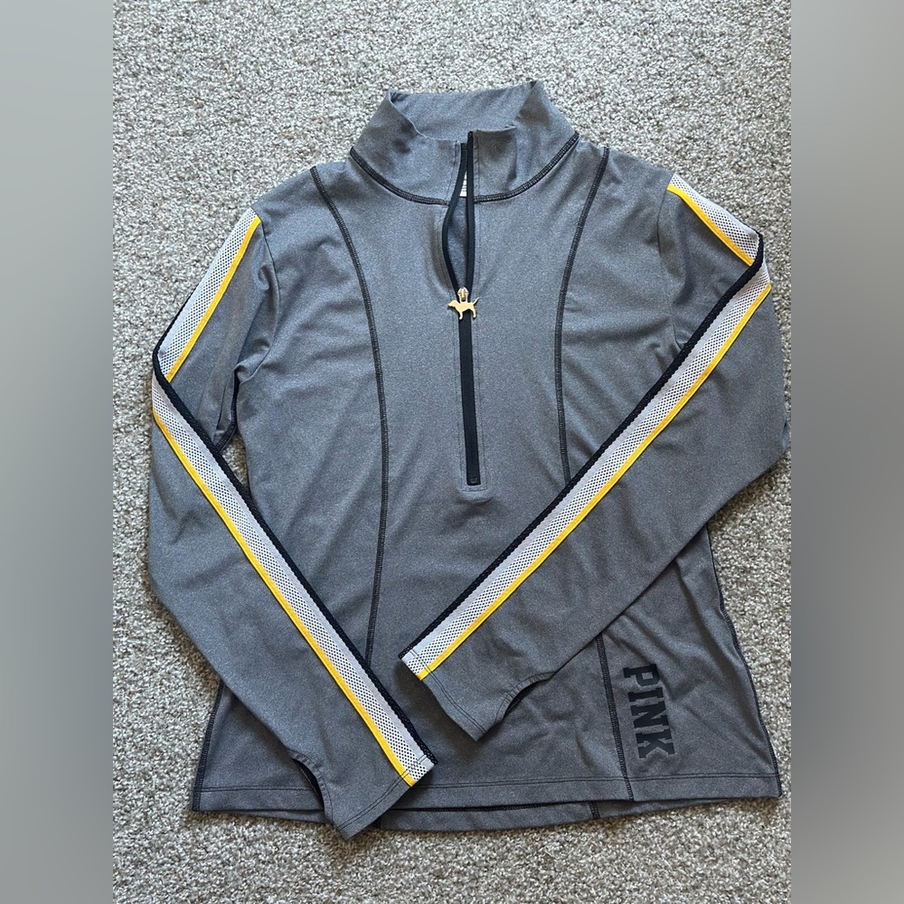 Victoria Secret workout sweater. 3/4 zip pullover with thumb holes!